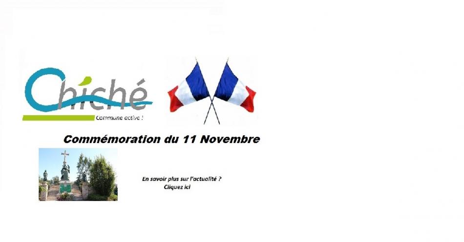 U.N.C Chiché Cérémonie 11 Novembre