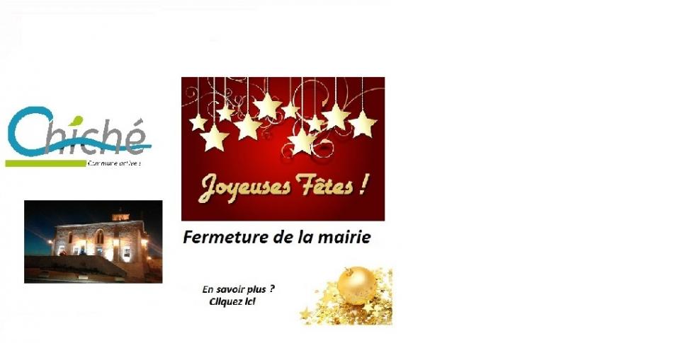 FERMETURE MAIRIE