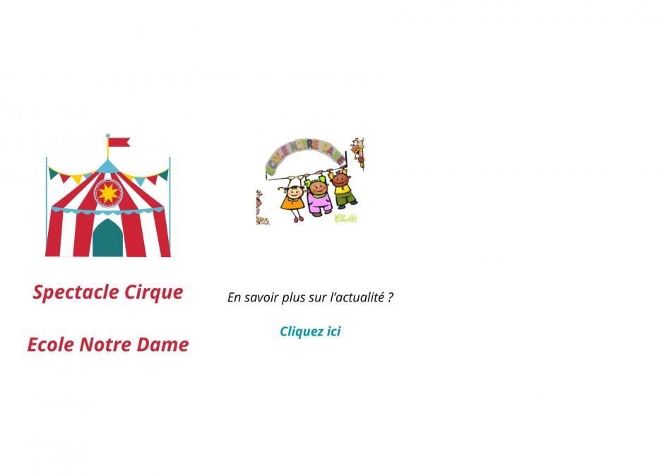 Ecole Notre Dame - spectacle