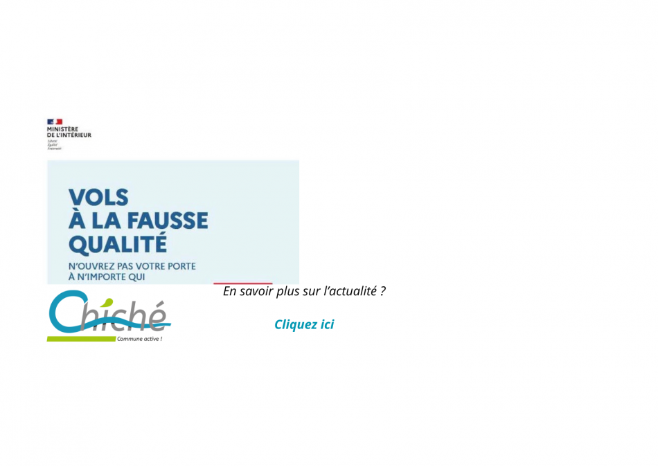 Information Mairie - Démarchages à domicile